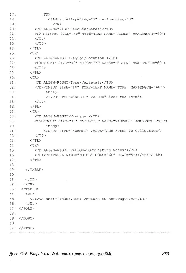 КулЛиб. Деван  Шеперд - Освой самостоятельно XML за 21 день. Страница № 374