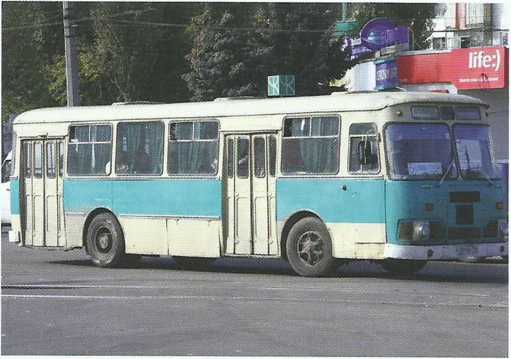 ЛиАЗ-677М. Журнал «Наши автобусы». Иллюстрация 23