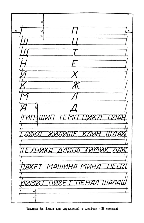 КулЛиб. Т. И. Куцын - Начертание шрифтов. Пособие для архитекторов и инженеров (неполное). Страница № 106