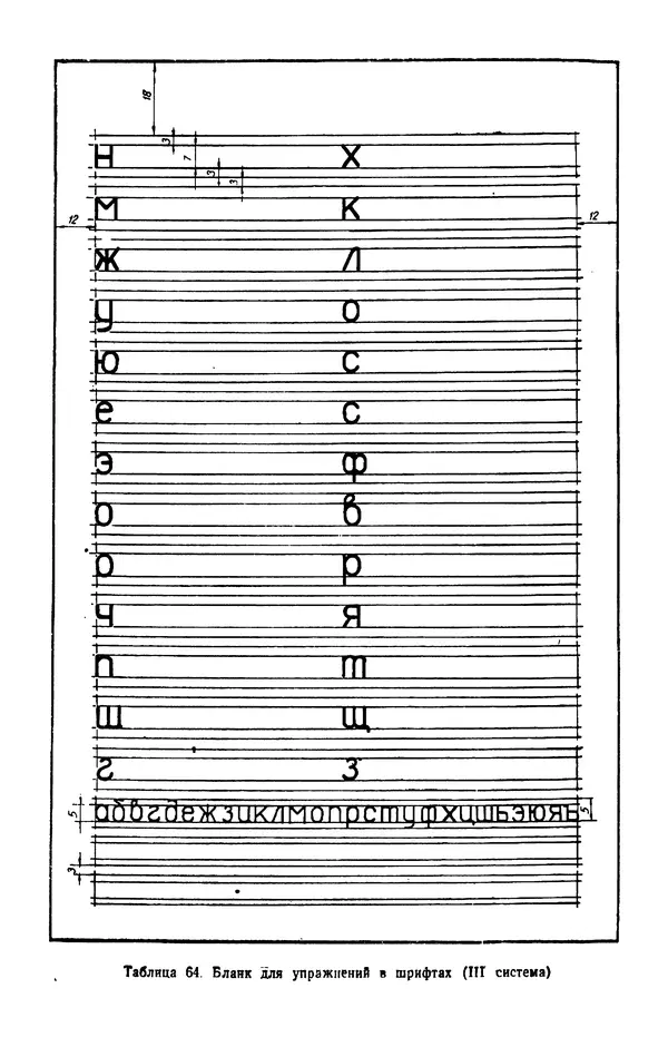 КулЛиб. Т. И. Куцын - Начертание шрифтов. Пособие для архитекторов и инженеров (неполное). Страница № 108
