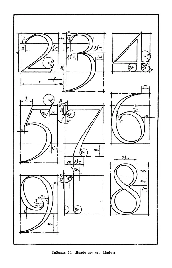 КулЛиб. Т. И. Куцын - Начертание шрифтов. Пособие для архитекторов и инженеров (неполное). Страница № 59