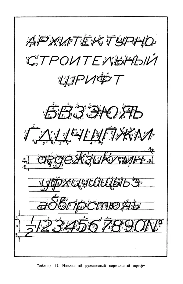 КулЛиб. Т. И. Куцын - Начертание шрифтов. Пособие для архитекторов и инженеров (неполное). Страница № 88