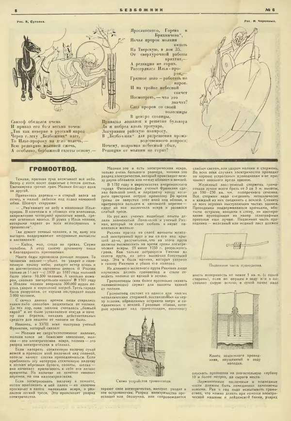 КулЛиб.   журнал Безбожник - Безбожник 1925 №6. Страница № 6