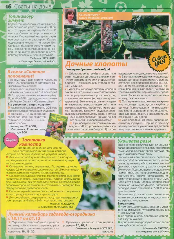 КулЛиб.   журнал Сваты - Сваты 2014 №22(40). Страница № 16