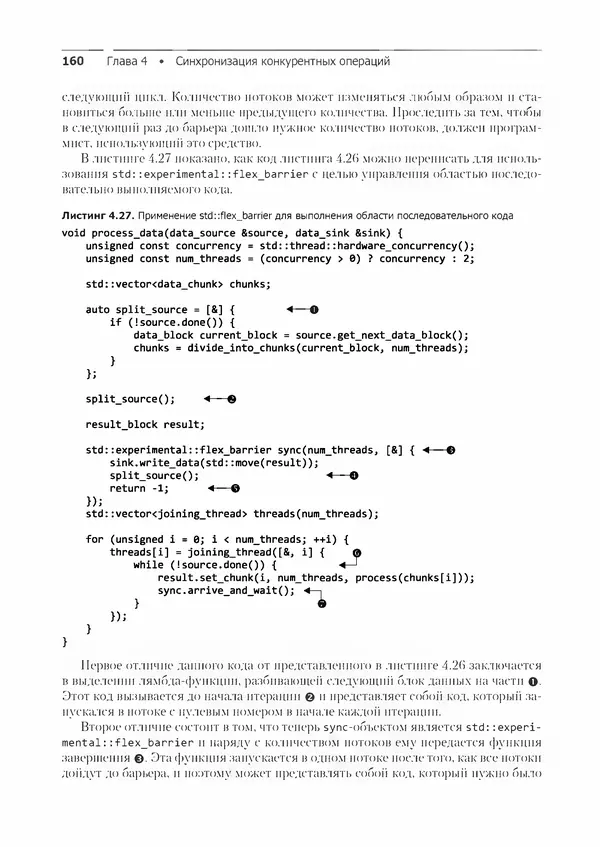 КулЛиб. Энтони  Уильямс - C++. Практика многопоточного программирования. Страница № 160