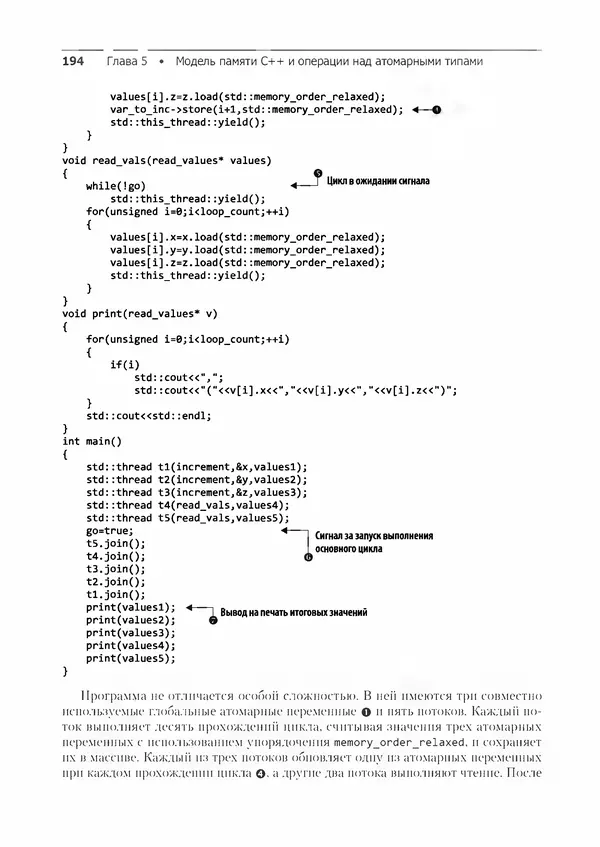 КулЛиб. Энтони  Уильямс - C++. Практика многопоточного программирования. Страница № 194