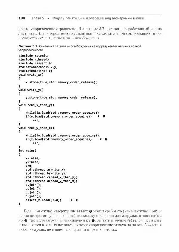 КулЛиб. Энтони  Уильямс - C++. Практика многопоточного программирования. Страница № 198