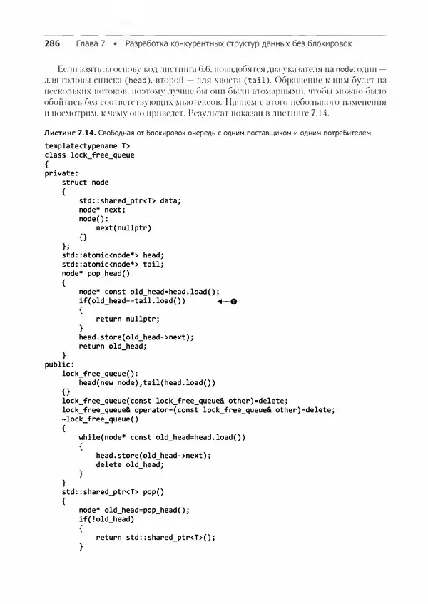 КулЛиб. Энтони  Уильямс - C++. Практика многопоточного программирования. Страница № 286