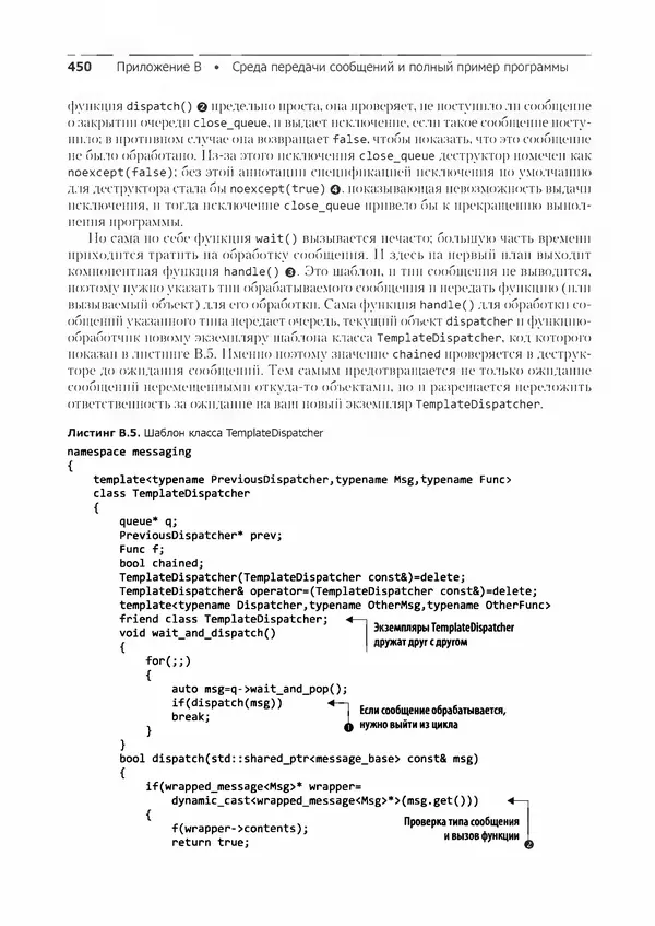 КулЛиб. Энтони  Уильямс - C++. Практика многопоточного программирования. Страница № 450