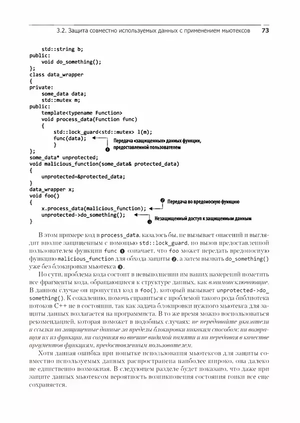 КулЛиб. Энтони  Уильямс - C++. Практика многопоточного программирования. Страница № 73