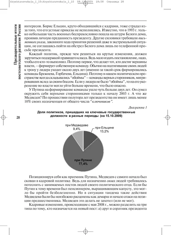 КулЛиб.   Журнал «ПОЛИС. Политические исследовния» - ПОЛИС 2010 №01. Страница № 28
