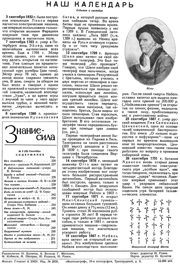 КулЛиб.   Журнал «Знание-сила» - Знание - сила, 1928, №9. Страница № 2