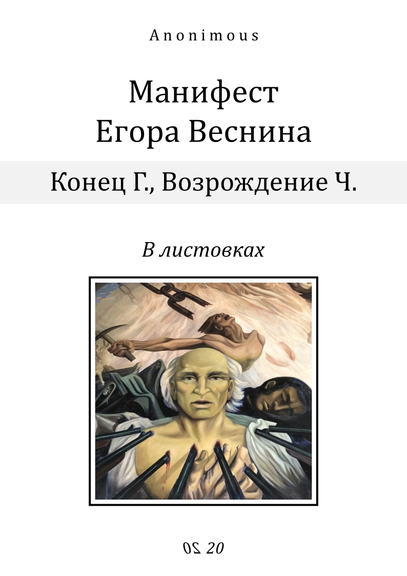 Манифест Егора Веснина в листовках (fb2)