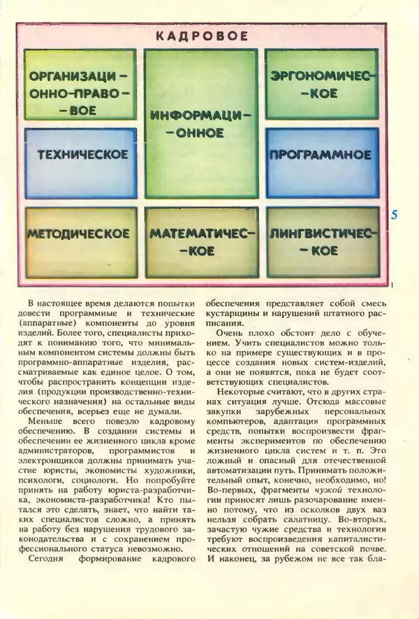 КулЛиб.   журнал «Информатика и образование» - Информатика и образование 1987 №01. Страница № 7