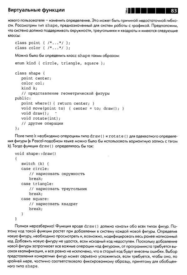 КулЛиб. Бьерн  Страуструп - Дизайн и эволюция C++. Страница № 83