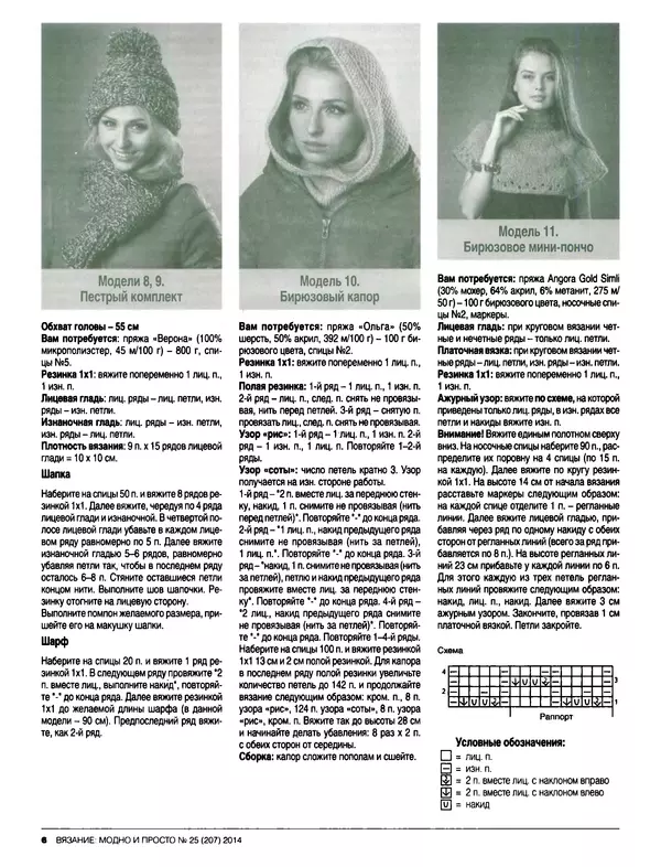 КулЛиб.   журнал Вязание модно и просто - Вязание модно и просто 2014 №25(207). Страница № 17