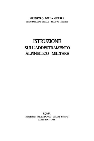 Итальянская инструкция по военному альпинизму (pdf)